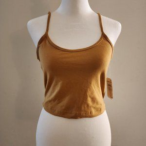 BP Strap Shoulder Crop To - Tan - Size M NWT